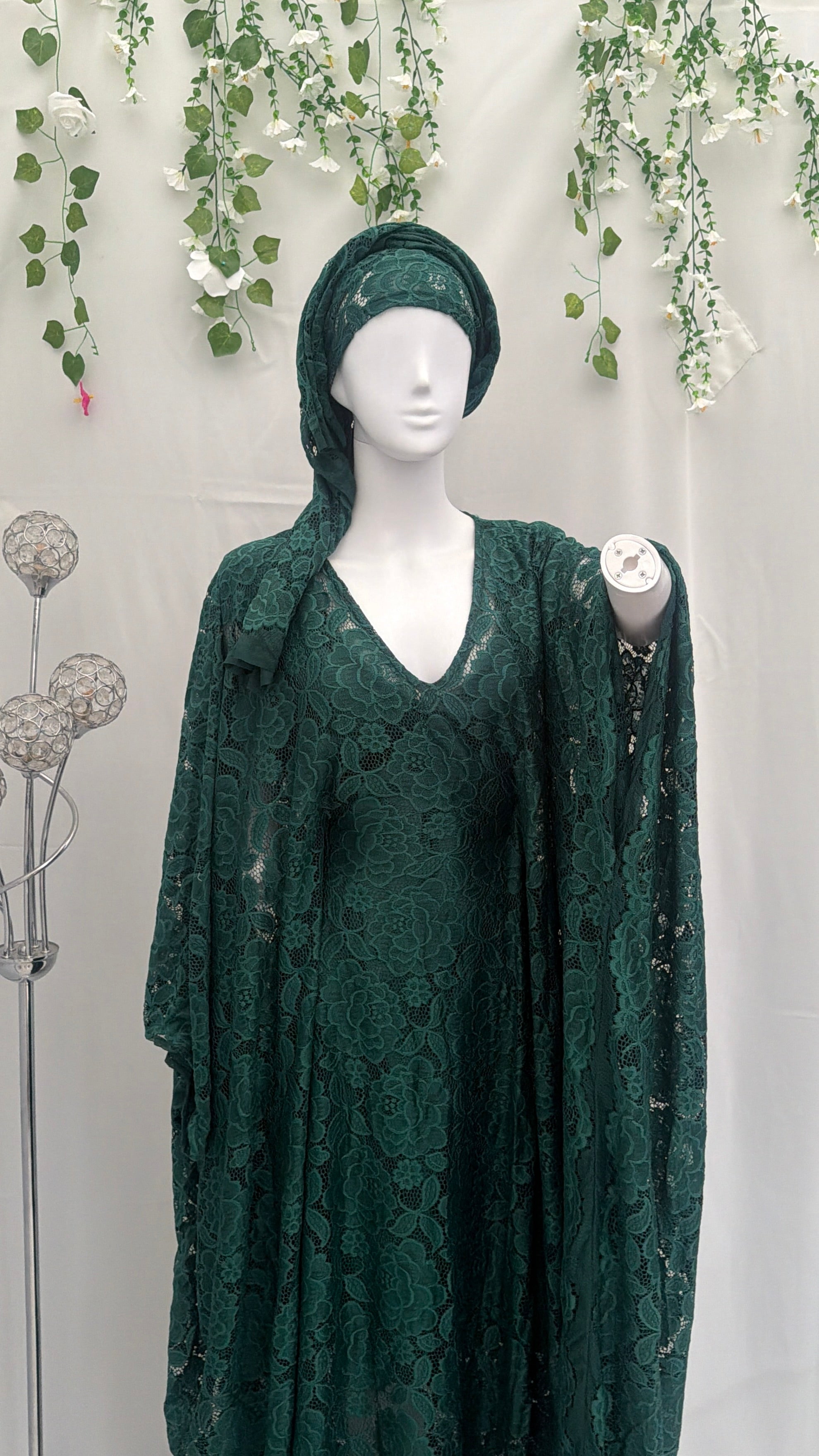 Daima dress green