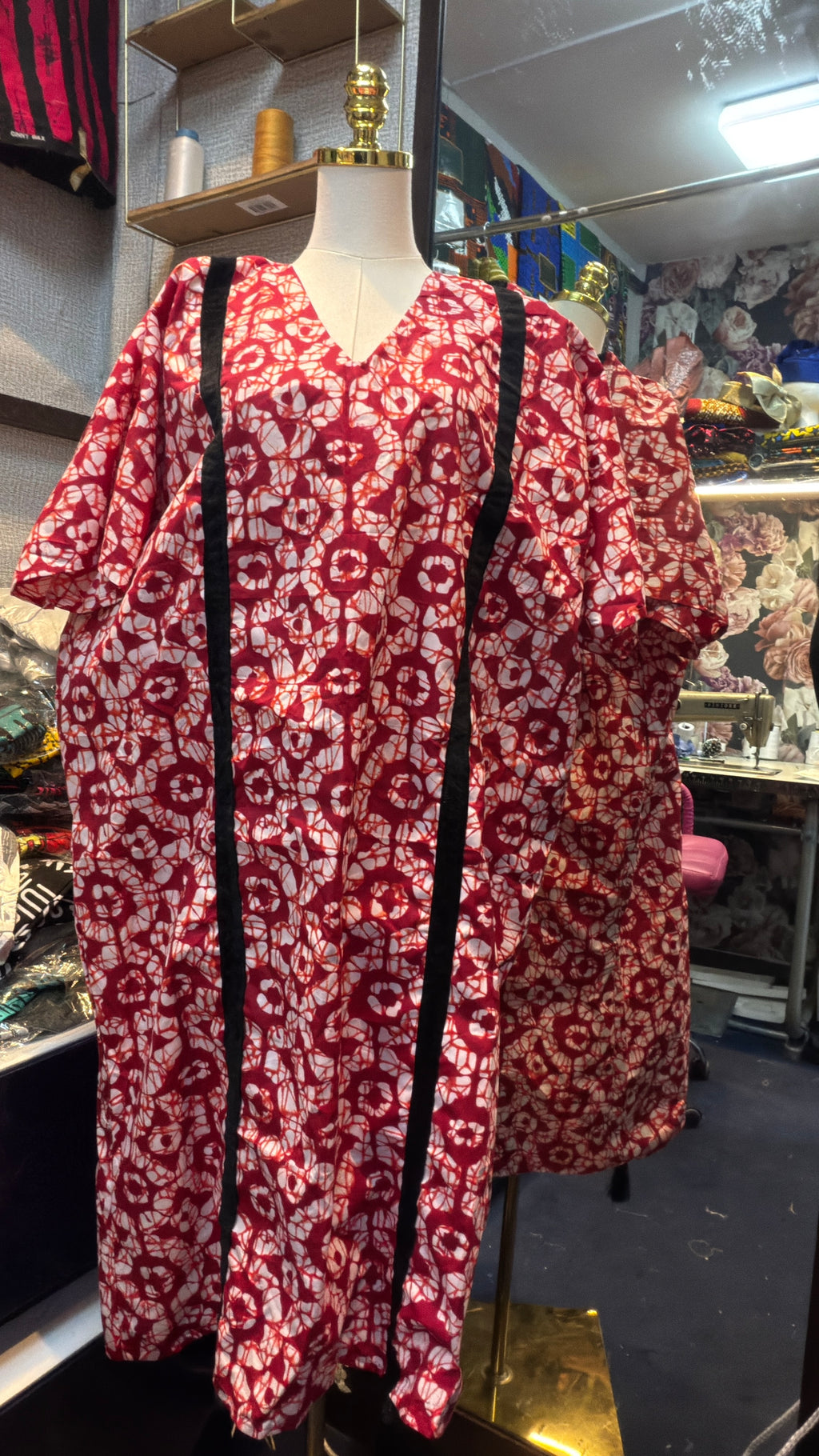 Felisa dress Red and Black