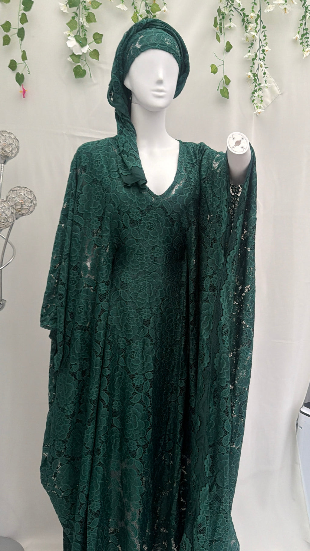 Daima dress green