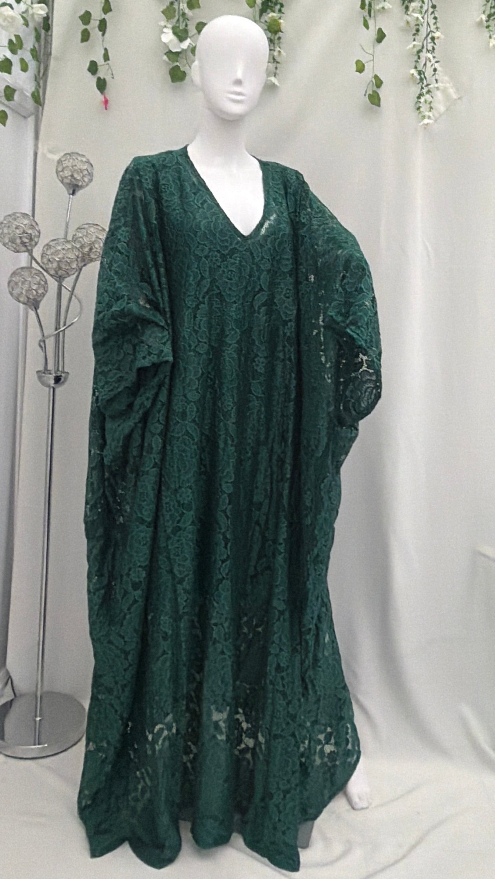 Daima dress green