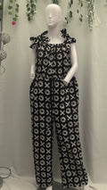 Eva jumpsuit Black and White