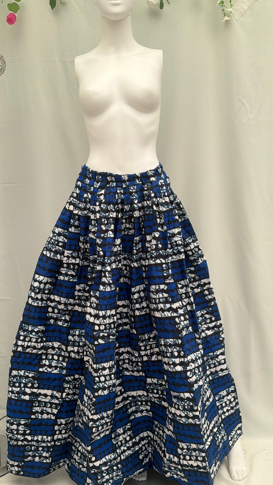 Bolivia kimono and skirt set Blue